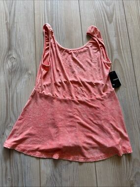 Torrid Super Soft Rib Mineral Wash Peplum Tank Top